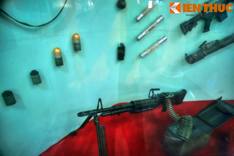 Các loại vũ khí lính Mỹ sử dụng để giết hại 504 người vô tội.