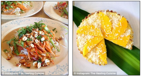 Những món ăn yêu thích của siêu mẫu đều có nguồn gốc từ thiên nhiên. Sinh tố từ các loại củ quả nhiệt đới như dứa, hành lá, bạc hà và ớt jalapeno cũng được siêu mẫu yêu thích.