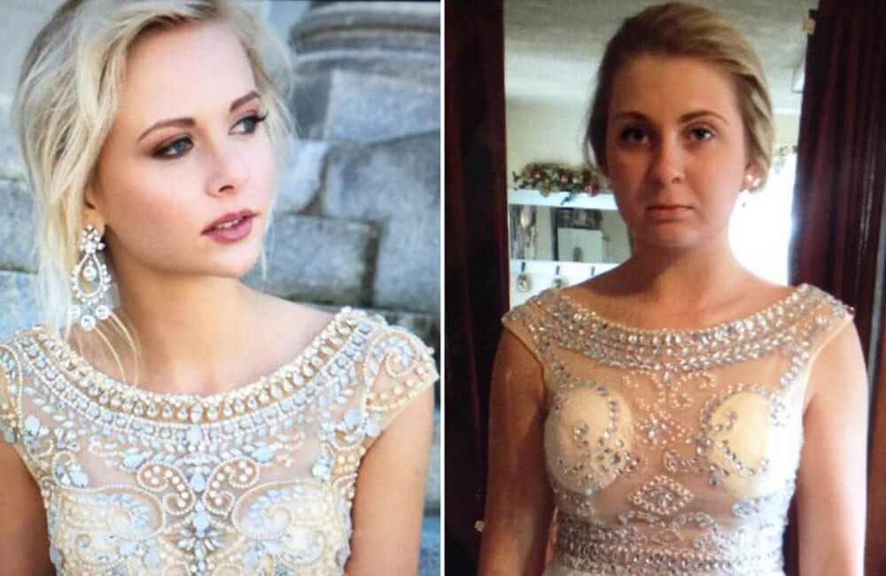 Háo hức đợi chiếc váy cho ngày trọng đại, giờ kết quả thế này, có nên mặc nữa không?