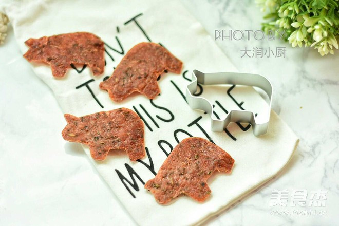 Cũng có thể tạo hình cho các miếng thịt thêm sinh động