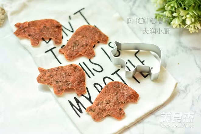 Cũng có thể tạo hình cho các miếng thịt thêm sinh động