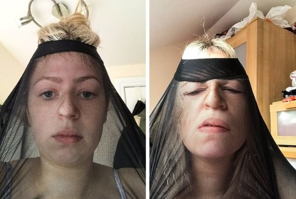 Có lẽ đây là áo chống muỗi. Muỗi sẽ không có kẽ hở nào để chui vào đốt bạn, oxy còn không có nữa là!