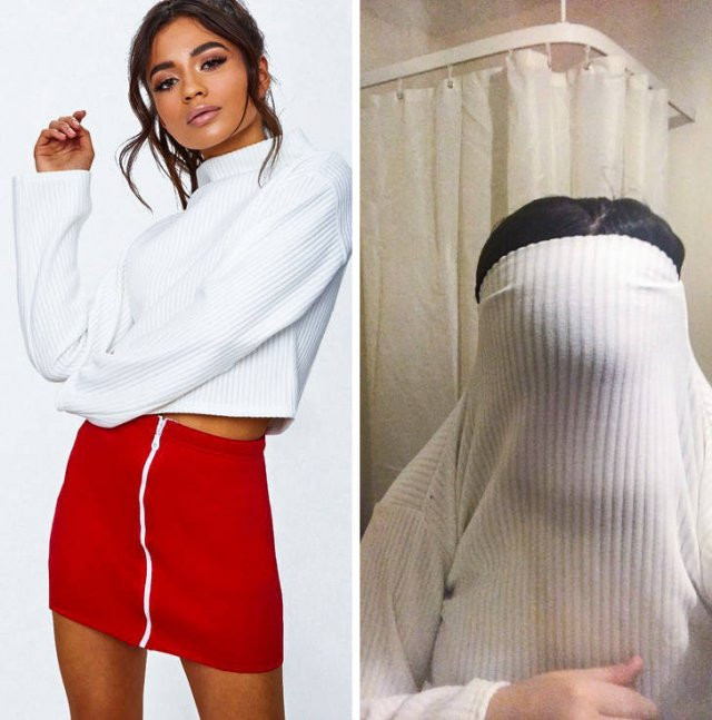 Hẳn rằng đây là chiếc mũ chụp đầu khi không thể chui vừa đầu qua?