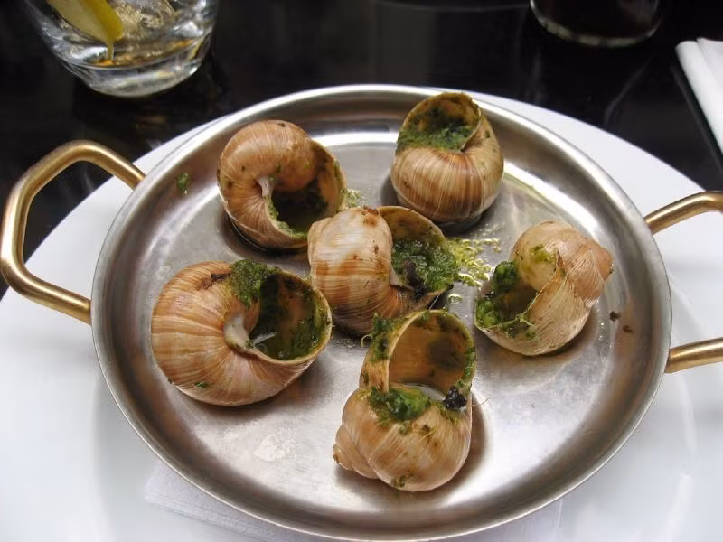 Ốc sên Escargots tại Pháp