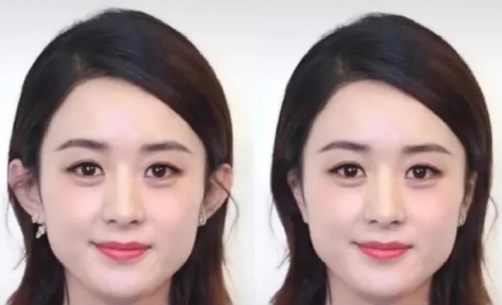 Cùng một khuôn mặt, nhưng nếu để lộ phần tai, khuôn mặt sẽ trông thon gọn hơn.