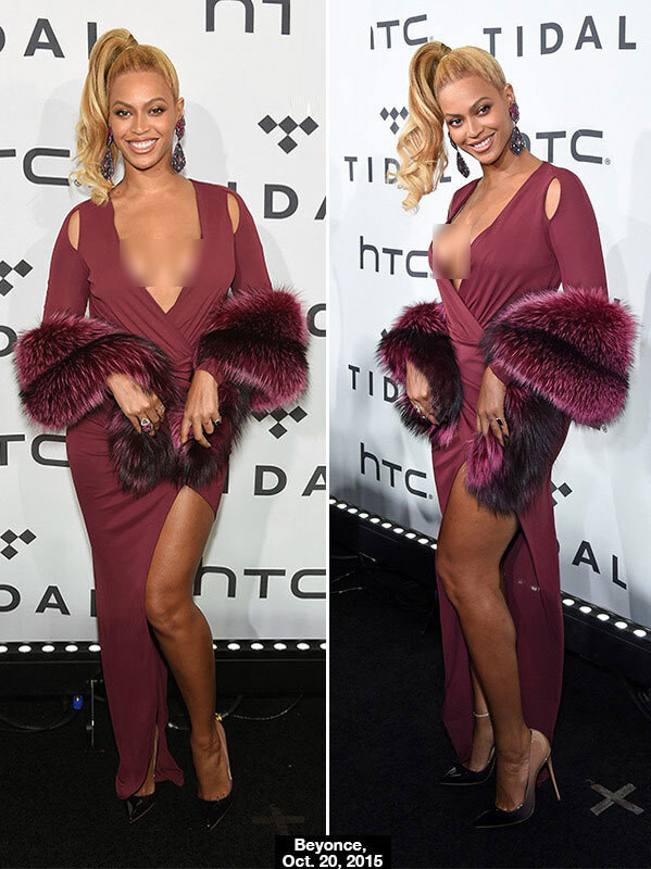 Beyonce thường xuyên lựa chọn phong cách trang phục sexy, thậm chí đến mức táo bạo.