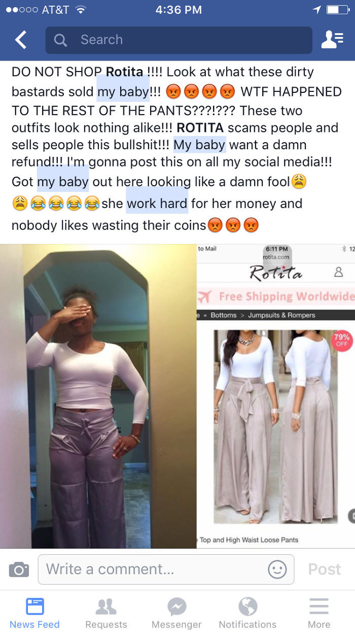 Có rất nhiều điểm chung giữa 2 chiếc quần, đó là chúng đều là quần.