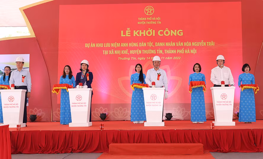 Ha Noi khoi cong du an Khu luu niem Anh hung dan toc Nguyen Trai