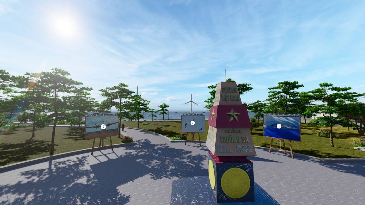 Chum anh an tuong Truong Sa Xanh