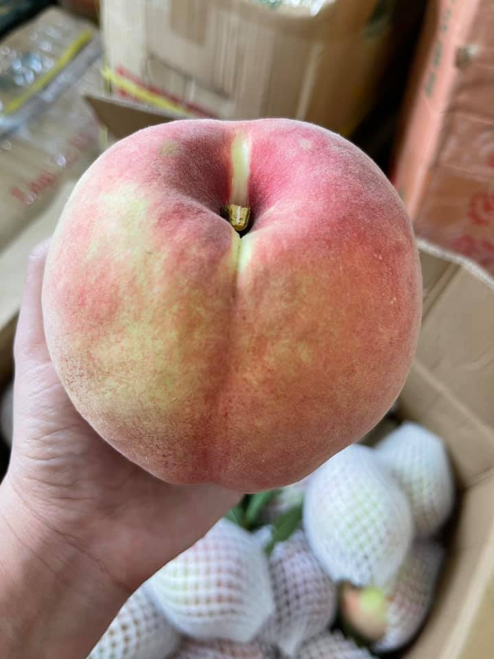 Theo quảng cáo của người bán, đào tuyết Lệ Giang trồng trên núi cao hơn 5000m so với mực nước biển: giòn, ngọt, đậm đà và thơm lừng mùi đào.