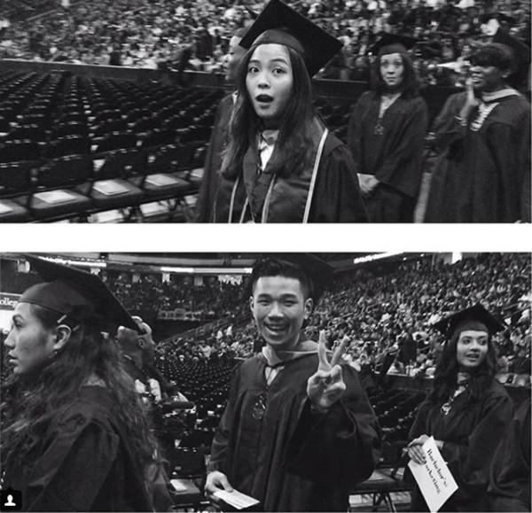 Đỗ Hoàng Việt khiến nhiều người phải trầm trồ về học vấn siêu ấn tượng khi tốt nghiệp ngành Kinh tế của Berkeley College (New York, Mỹ). Việt cũng là một trong hai du học sinh có tên trong "President's list" của Đại học Berkeley College nhờ thành tích học tập xuất sắc. Ảnh: ĐSPL