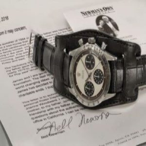 Paul Newman’s Rolex Daytona được Nhà đấu giá Phillips bán đấu giá và ngay lập tức trở thành chiếc đồng hồ Rolex đắt nhất từng được đấu giá trong lịch sử. Ảnh: Watchshopping.