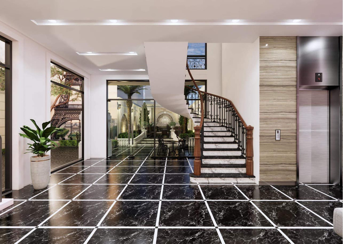 Thiết kế mang đậm kiến trúc hiện đại.