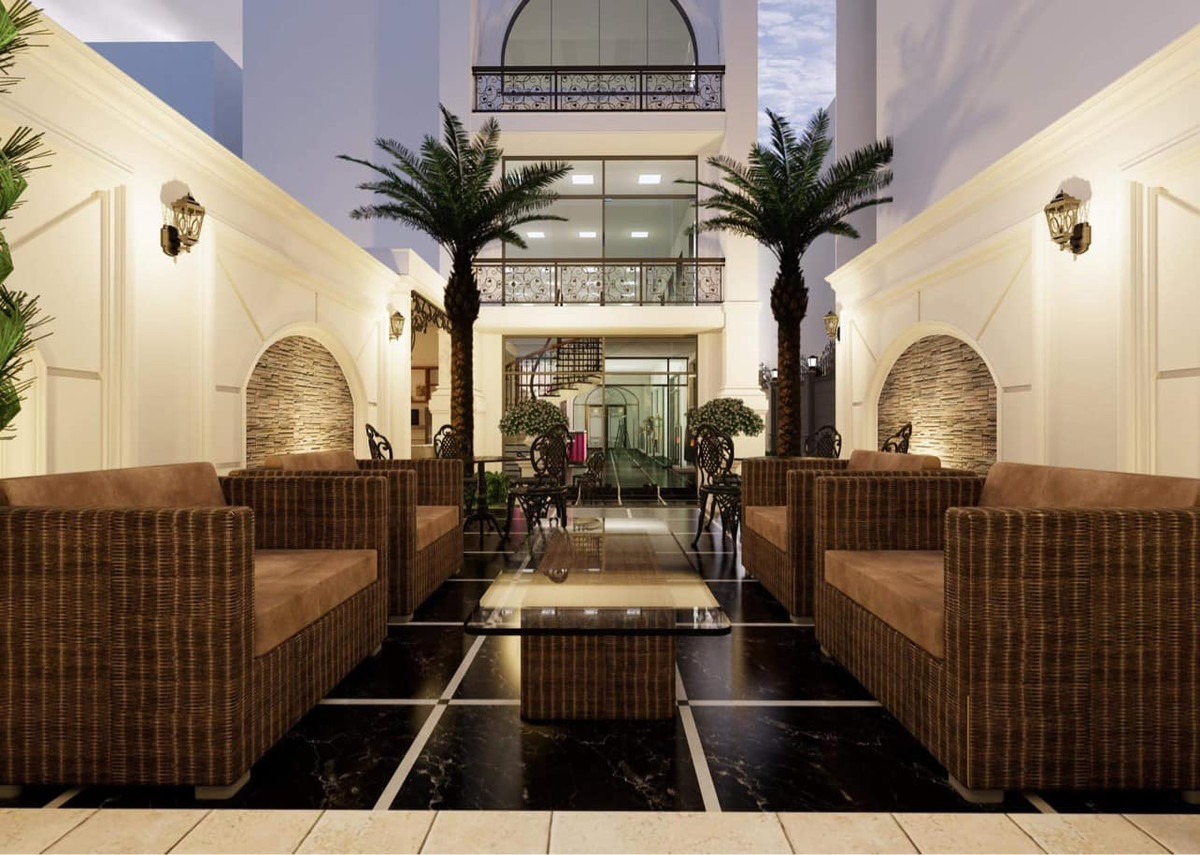 Không gian thư giãn ngoài trời rộng rãi và thoáng mát.