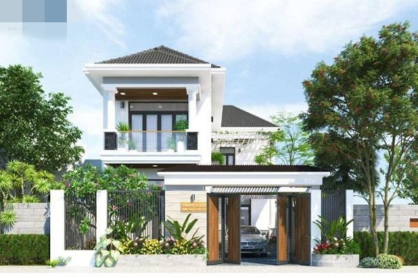 Nhà vườn 2 tầng kiến trúc hiện đại kết nối mật thiết giữa thiên nhiên và không gian sống. Ảnh: CBS