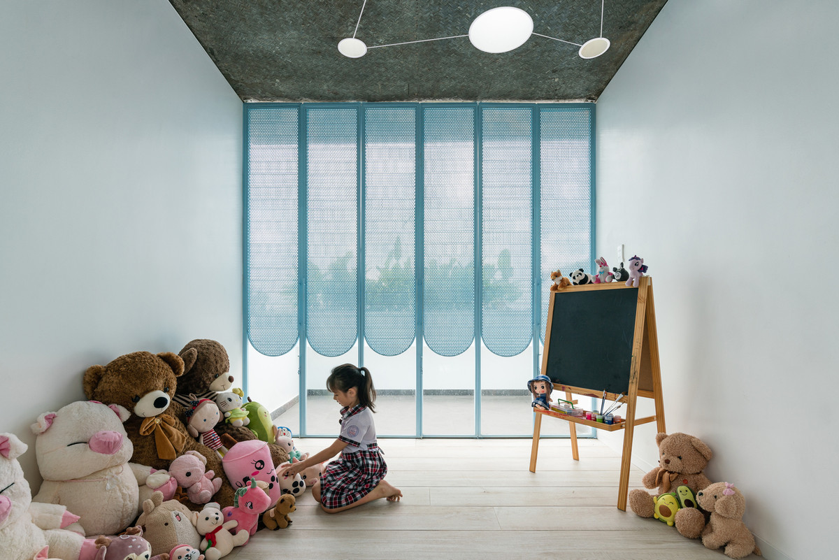 Không đặt nặng nhu cầu ở hàng ngày, gia chủ ưu tiên sự thoải mái và thích thú cho con gái vừa vào lớp 1.