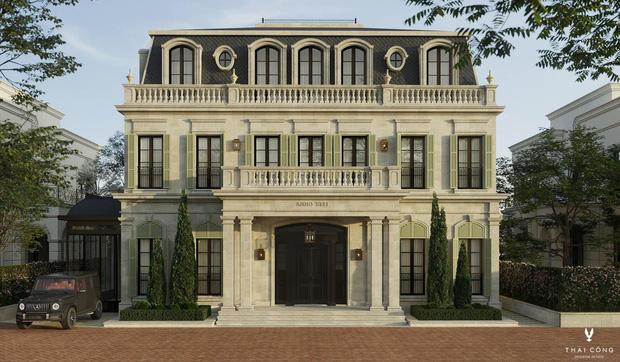 Bên cạnh đó, vợ chồng đại gia này còn căn biệt thự trị giá trăm tỷ được thiết kế bởi NTK Thái Công. Ảnh: FBNV
