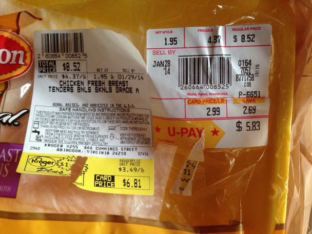 Thay vì bán đại hạ giá thực phẩm sắp hết hạn, một số siêu thị tân trang cho chúng bằng hạn sử dụng mới, gia hạn thêm một tuần.