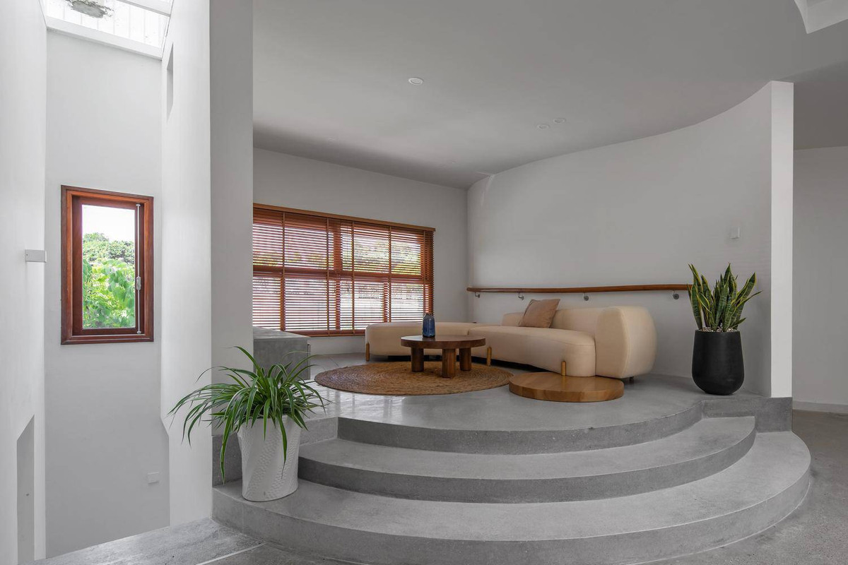 Không gian phòng khách thiết kế sáng tạo.