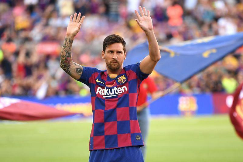 Theo tờ El Mundo của Tây Ban Nha, tiền đạo Messi đã ký bản hợp đồng 675 triệu USD với Barcelona từ năm 2017 với thời hạn 4 năm, nghĩa là bình quân mỗi năm anh nhận được 169 triệu USD. Ảnh: Getty