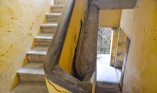 Căn hộ đang được giao bán nằm trên tầng 3, sử dụng chung cầu thang bộ. Ảnh: Nhịp sống Việt