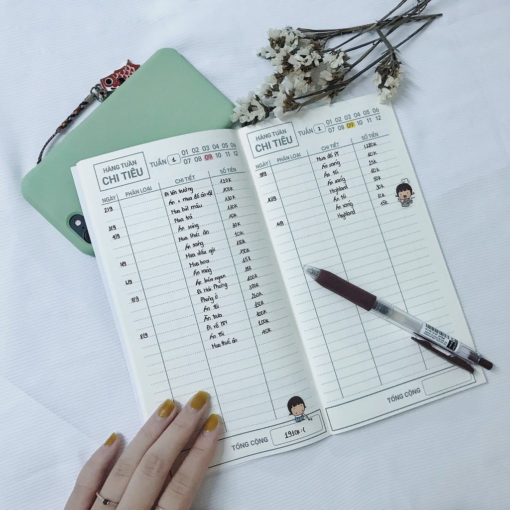 Sổ lập kế hoạch có gáy lò xo xoắn ốc, bìa da, chữ vàng trông thật hấp dẫn. Thế nhưng, nhiều người tiêu dùng chia sẻ rằng họ chỉ sử dụng đến cuốn sổ không hề rẻ tiền ấy đúng 1 lần. Ảnh: Getty