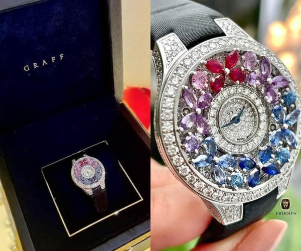 Tất cả những mẫu đồng hồ của Di Băng đều đến từ các thương hiệu nổi tiếng bậc nhất thế giới và có mức giá lên đến vài tỷ đồng. Ảnh: FBNV