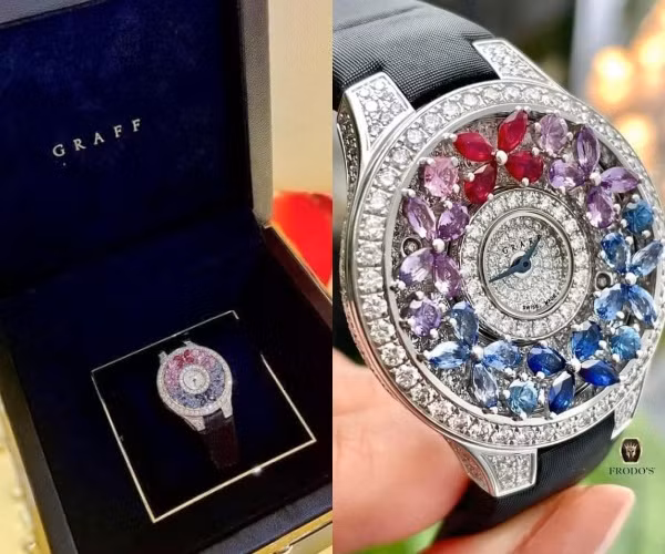 Tất cả những mẫu đồng hồ của Di Băng đều đến từ các thương hiệu nổi tiếng bậc nhất thế giới và có mức giá lên đến vài tỷ đồng. Ảnh: FBNV