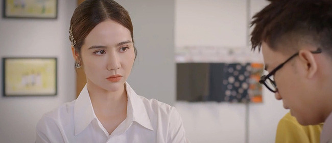  Huyền Lizzie đang là nữ diễn viên thu hút sự chú ý của khán giả khi vai con gái thứ 2 Vân Trang có số phận không may mắn trong bộ phim truyền hình Thương Ngày Nắng về. Ảnh: VTV