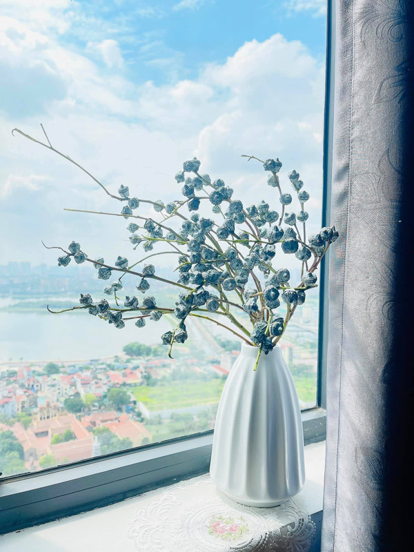 Hoa bạch đàn đã xuất hiện từ 1-2 năm trước, nhưng đến năm nay thì mới thấy nhiều người tìm mua và “làm mưa làm gió” trên thị trường. Ảnh: Dân Việt