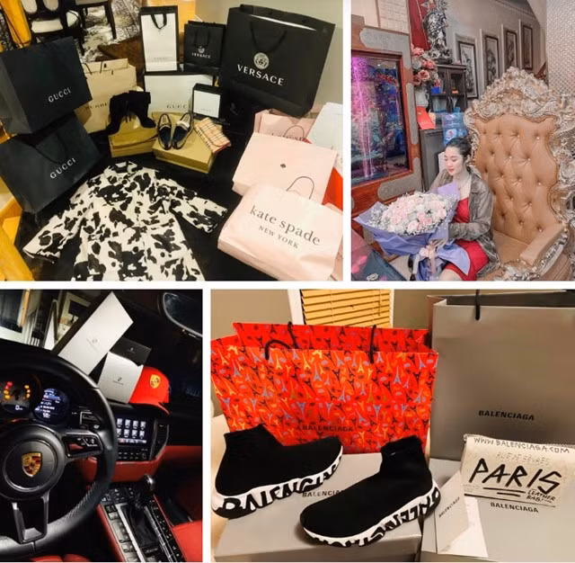 Bộ sưu tập đồ hiệu của Thư Đường khiến bạn bè phải choáng ngợp. Ảnh: We25