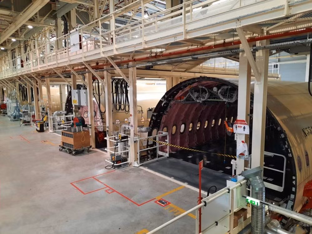 Cơ sở này được khánh thành vào năm 2012, khoảng một năm trước khi chiếc A350 cất cánh lần đầu tiên.