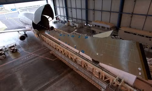 Dây chuyền lắp ráp cuối cùng của A350 được gọi tắt là FAL, bao gồm nhiều nhà ga khác nhau.