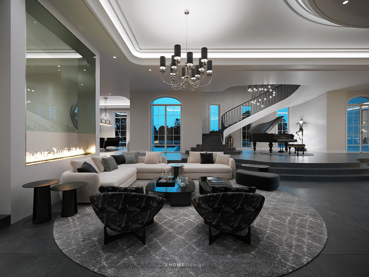 Tầng 1 sẽ là không gian tiếp khách và sinh hoạt chung cho cả gia đình.