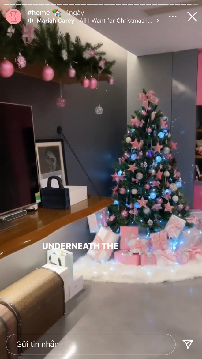 Ái nữ nhà đại gia thuỷ sản - Ngọc Thanh Tâm trang hoàng căn nhà rộng thênh thang (là 6 căn chung cư ghép lại) theo tone màu yêu thích.