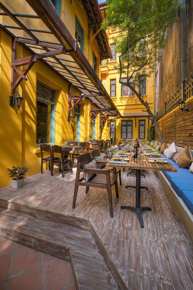 Mặt bằng không gian thiết kế theo công năng hiện đại kiểu Châu Âu nhưng hình thức kiến trúc lại mang đậm màu sắc Á đông: mái nhà lợp ngói, các góc mái uốn cong...Ảnh: Doanh nghiệp &amp; tiếp thị