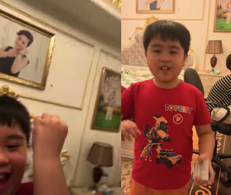 Trong phòng không chỉ có 1 mà đến 2 chiếc sofa. Đây là nơi thiếu gia Đại Nam và bạn bè hay tập trung vui chơi. Ảnh chụp màn hình