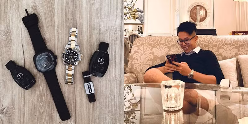 Matt Liu cũng sở hữu bộ sưu tập đồng hồ đắt đỏ đến từ các thương hiệu danh tiếng mà một chiếc có khi cũng lên đến cả tỷ đồng. Ảnh: Instagram