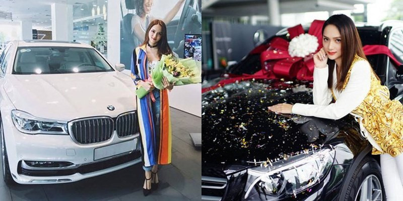 Trong suốt thời gian làm việc ở làng giải trí, Hương Giang đã lần lượt tậu cho mình 4 chiếc xe sang bạc tỷ. Ảnh: Instagram