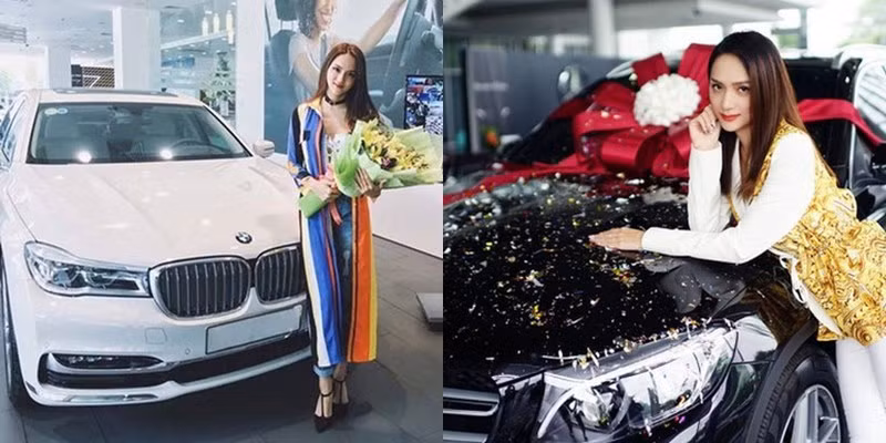 Trong suốt thời gian làm việc ở làng giải trí, Hương Giang đã lần lượt tậu cho mình 4 chiếc xe sang bạc tỷ. Ảnh: Instagram