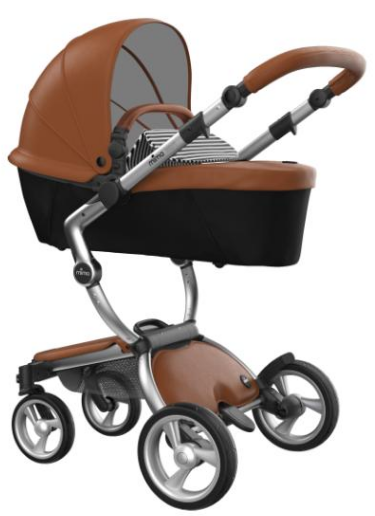 Được biết, chiếc xe đẩy của con trai Bảo Thy đến từ thương hiệu Mima (Mỹ) có giá tới hơn 50 triệu đồng khi về Việt Nam. Ảnh: Internet