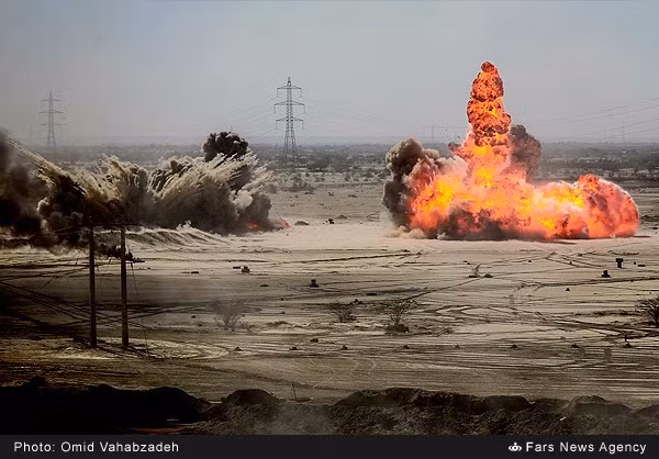 Cuộc tập trận rất hoành tráng.