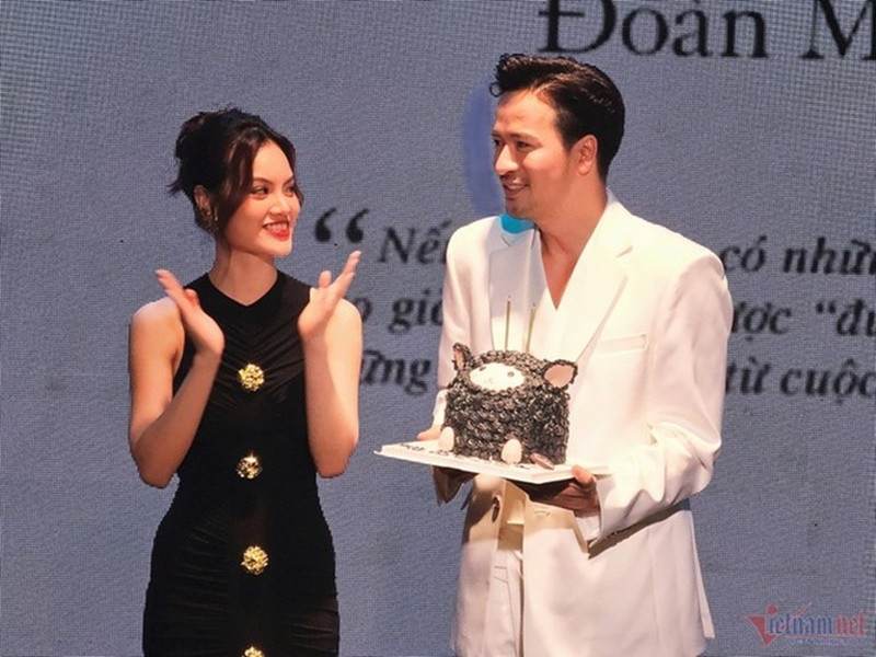 Tháng 11/2023, Sunny Đan Ngọc bí mật tổ chức sinh nhật cho Đoàn Minh Tài. Ảnh: Vietnamnet.