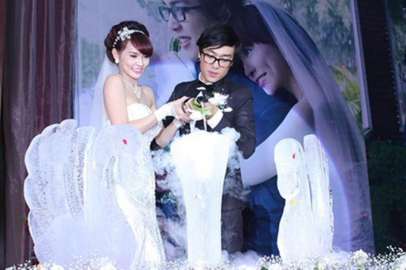 Tình cũ của Tiến Đạt kết hôn với nhạc sĩ Hoàng Duy năm 2012. Ảnh: Khám Phá.