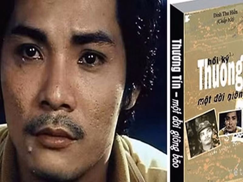 Vô số mối tình khác được Thương Tín kể trong cuốn sách “Hồi ký Thương Tín: Một đời giông bão” ra mắt năm 2015. Ảnh: Tiền Phong.