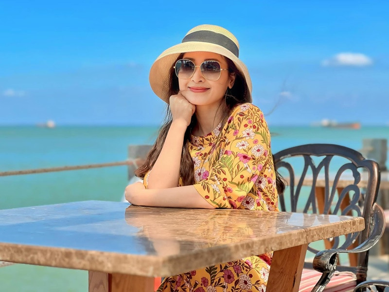 Nữ diễn viên chú trọng chăm sóc da để khỏe hơn, mịn hơn vì công việc nghệ thuật quan trọng ngoại hình. Ảnh: FB Khánh Huyền.