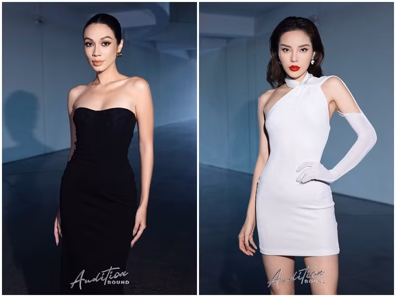 Paris Noémie Bảo Nhi (trái) vừa gia nhập cuộc đua giành vương miện Miss Universe Vietnam 2024 cùng Kỳ Duyên (phải), MLee... Ảnh: Miss Universe Vietnam.