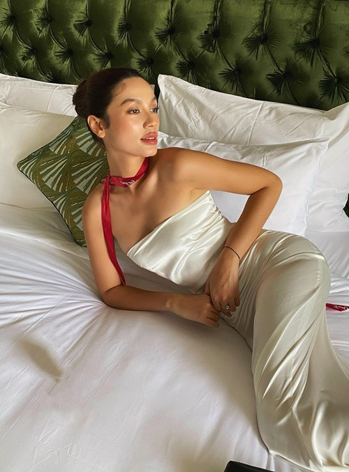 Dù chưa có kinh nghiệm thi nhan sắc, Bảo Nhi vẫn được nhiều người đánh giá cao. Ảnh: FBNV.