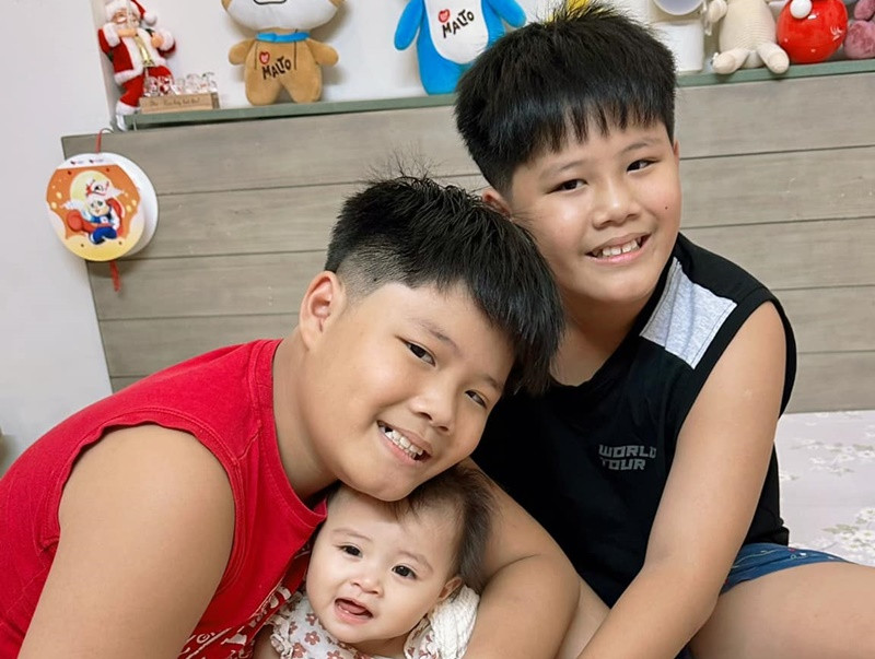 Đối với Hoàng Linh, các con là "báu vật" không gì đánh đổi được.