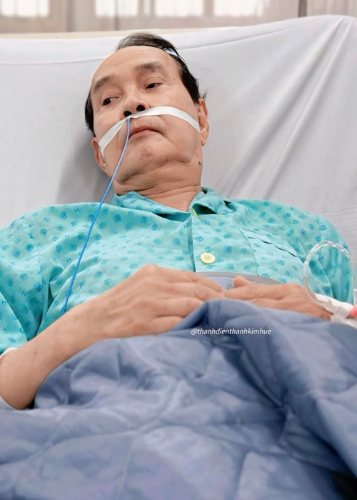  NSND Thanh Điền vừa cho biết, ông đã phẫu thuật thành công. Ảnh: FBNV.